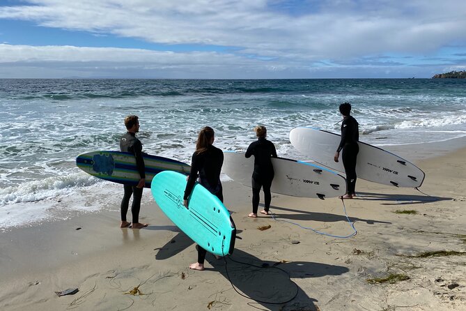 1.5 Hour Surf Lesson in Laguna Beach - The first 15 to 20 minutes: learn the basics on land