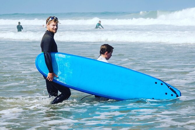 1 day surfing with Atlantic Coast Surf School - Why Praia Azul works for a first surf lesson