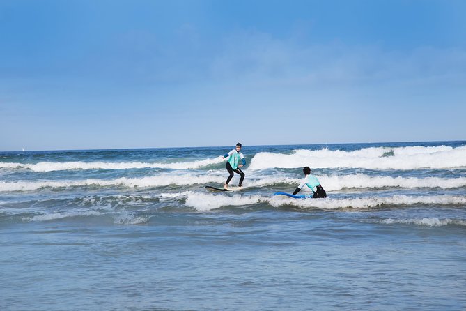 1 day surfing with Atlantic Coast Surf School - Four hours from changing room to surfboard