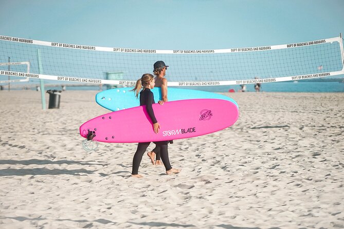 2-Hour Group Surf Lesson in Santa Monica - A small group, but not a private lesson