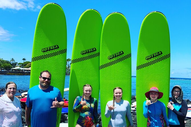 2-Hour Guided Private Surf Lesson in Kona - Kahaluʻu Beach Park and the move into the water