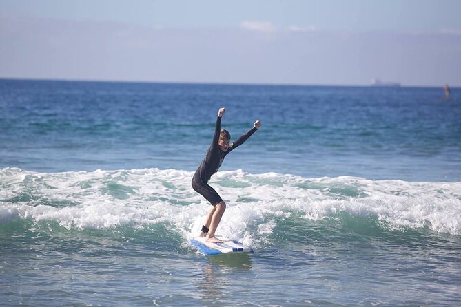 2 Hour Private Group Surf Lessons in Huntington Beach - Coaching for beginners, intermediate surfers, and advanced surfers