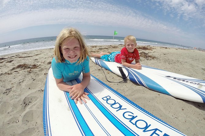 2 Hour Private Group Surf Lessons in Huntington Beach - Beach instruction before the water