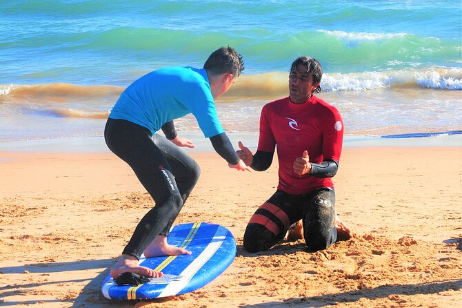 Albufeira: Surf Lesson - The dry-land lesson makes the first wave easier