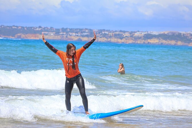 Albufeira Surf Lesson – Wetsuit & Board Included - Starting at the Surf School by Praia da Galé