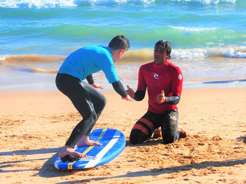 Albufeira: Surfing Lesson at Galé Beach - The final practice session