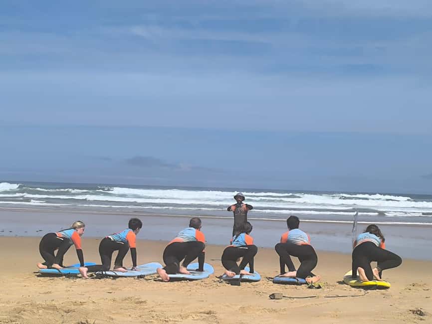 Algarve: Small Group Surf Lesson with Instructor - A first surf lesson with real water time