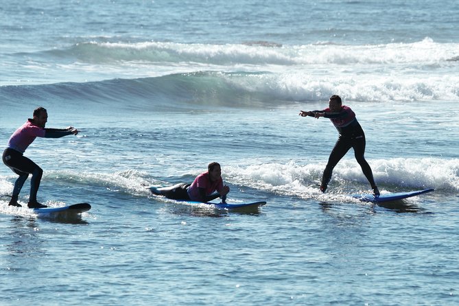 All Level SURF CLASSES in Ericeira (Beginner, Intermediate & Advanced) - Beginners get more than a board and a push
