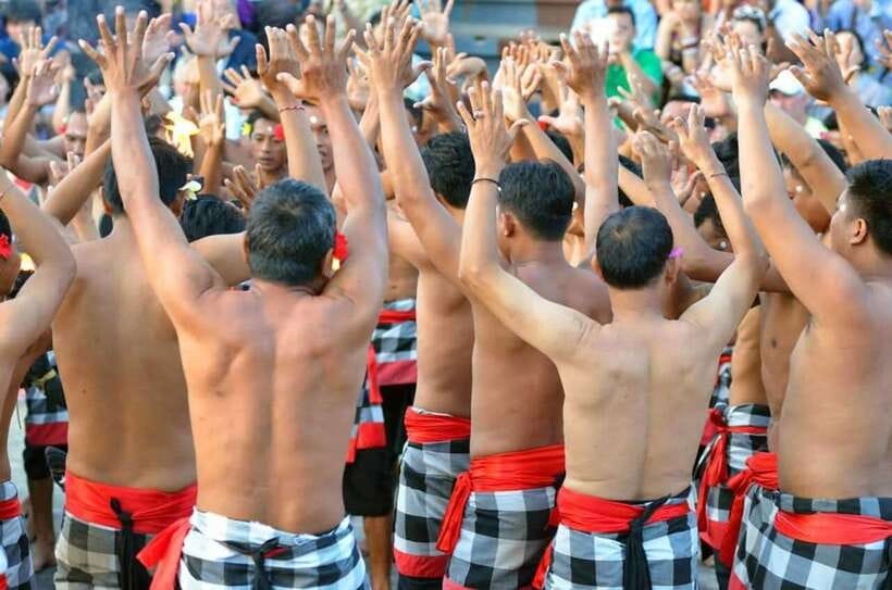 Bali: Surfing Lesson with Southern Beaches Tour & Kecak Show - The Kecak Dance at sunset