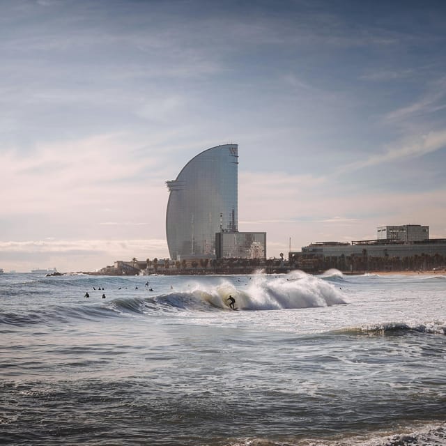 Barcelona: Sunrise or Sunset Paddle Surf with Photos - Ninety minutes on the Mediterranean