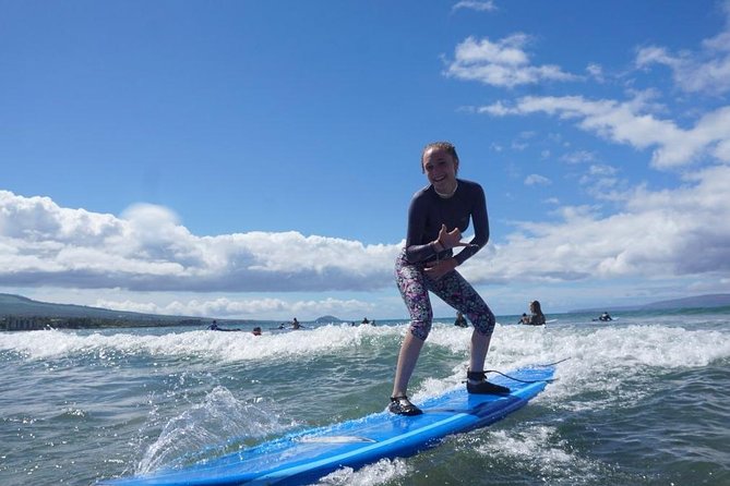 Beginner Group Surf Lesson on Maui South Shore - Equipment, clothing, and board rash