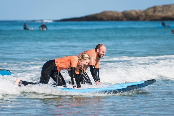 Beginner's Surf Experience in Newquay - Walking to the beach for the first briefing