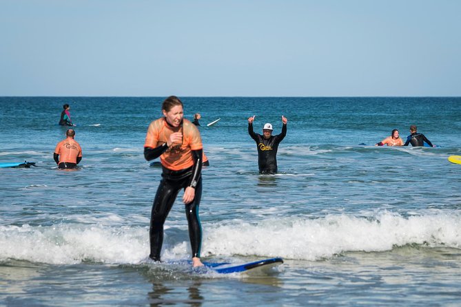 Beginner's Surf Experience in Newquay - Testing your pop-up in the waves
