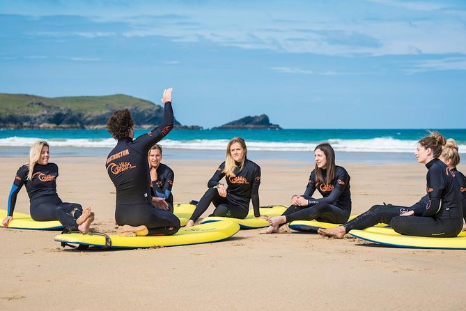 Beginner's Surf Experience in Newquay - Returning to the sand for the pop-up