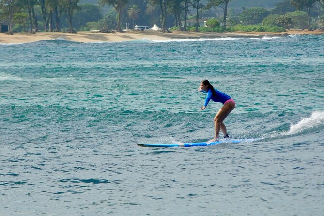 Beginner Surf Lesson at North Shore Haleiwa, Oahu - A first surf lesson with real North Shore character