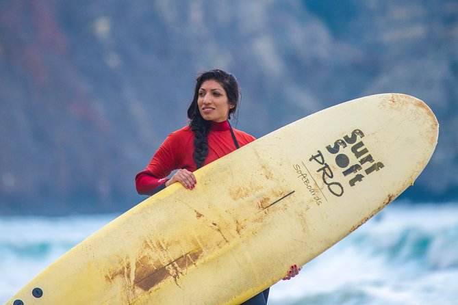 Beginner Surf Lesson at the Beautiful Algarvian West Coast - Wetsuit, Board, and What to Pack