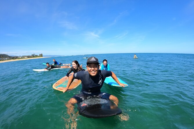 Beginner Surf Lesson in North Shore, Oahu - Getting fitted with the right surf gear