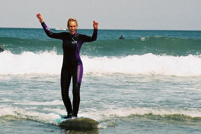 Beginner Surf Lesson in Santa Cruz - Whitewater first, larger waves later