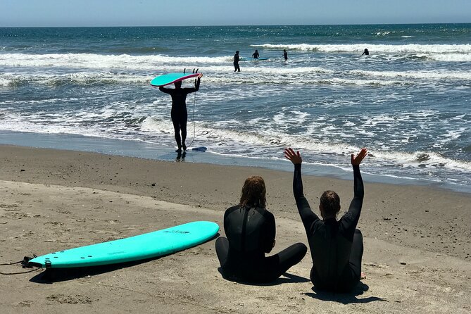 Beginner Surf Lessons At Stinson Beach - Moving from sand to surf
