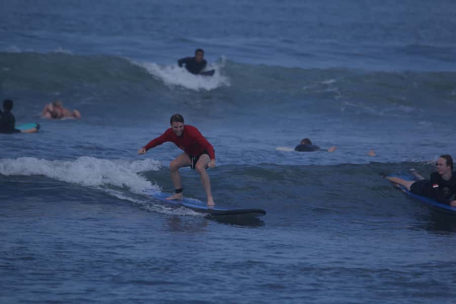 Canggu Surf Lesson - The first lesson takes place on the sand