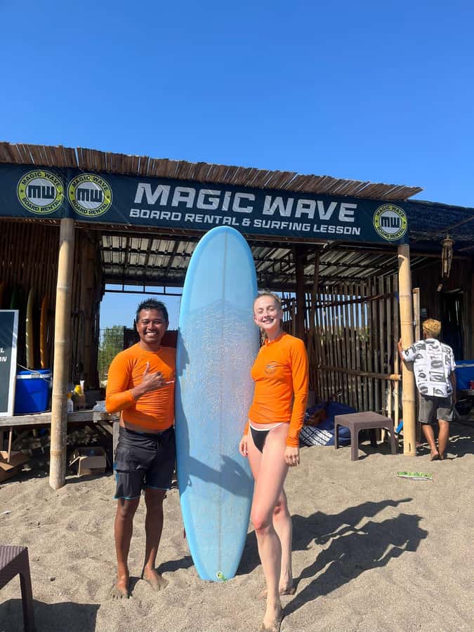 Canggu: Surfing Lesson with ISA Instructor - What is included for $22