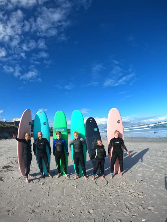 Cape Town:Learn to surf with the best view of Table Mountain - What is included, and what you still need to pack