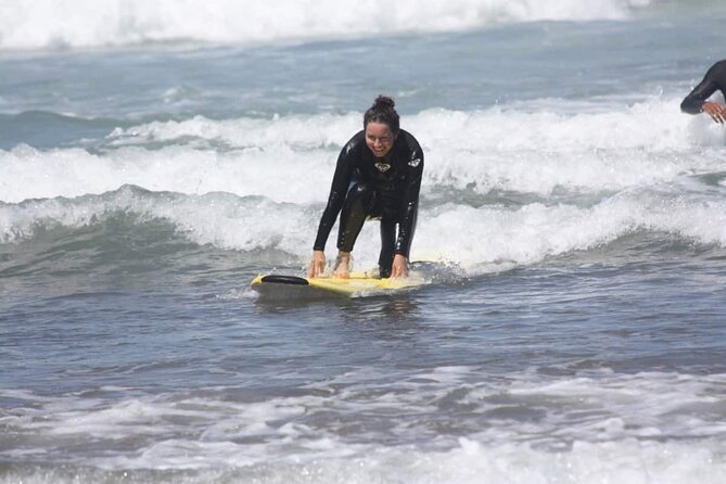 Casablanca Surfing Experience from Morocco - Practicing with a professional surfer