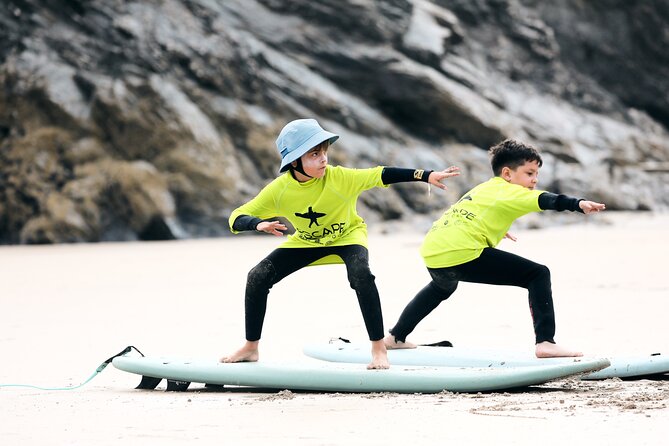 Children's School Holiday Surf Session (8-13 year olds) - Newquay Beach and the end of the session