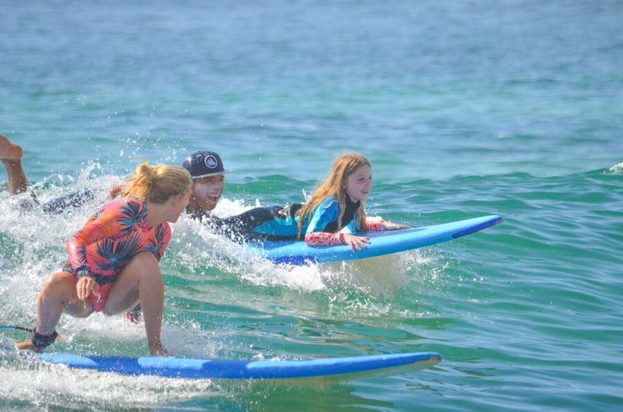 Cocoa Beach: Surfing Lessons & Board Rental - Moving from whitewater to an open wave face
