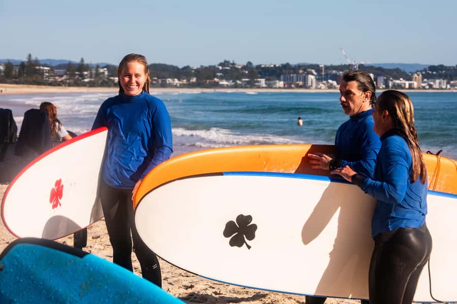 Coolangatta: Adult Group Surf Lesson Kirra, Gold Coast (+13) - What the small group changes