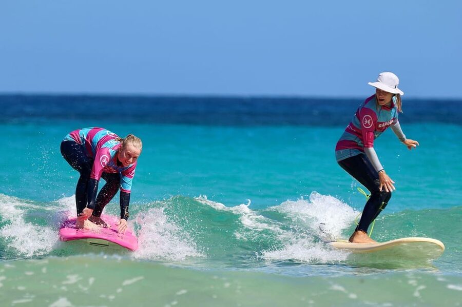 Costa Calma: Surf courses with licensed surf coaches - Getting fitted with the right equipment