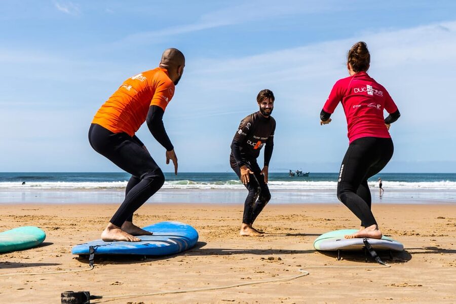 Duckdive - Surf Class in Caparica - Practical tips for a smoother session