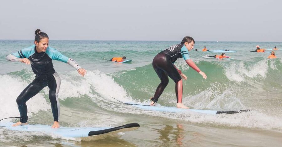 El Palmar: Group Surf class. - Why El Palmar works well for a surf lesson