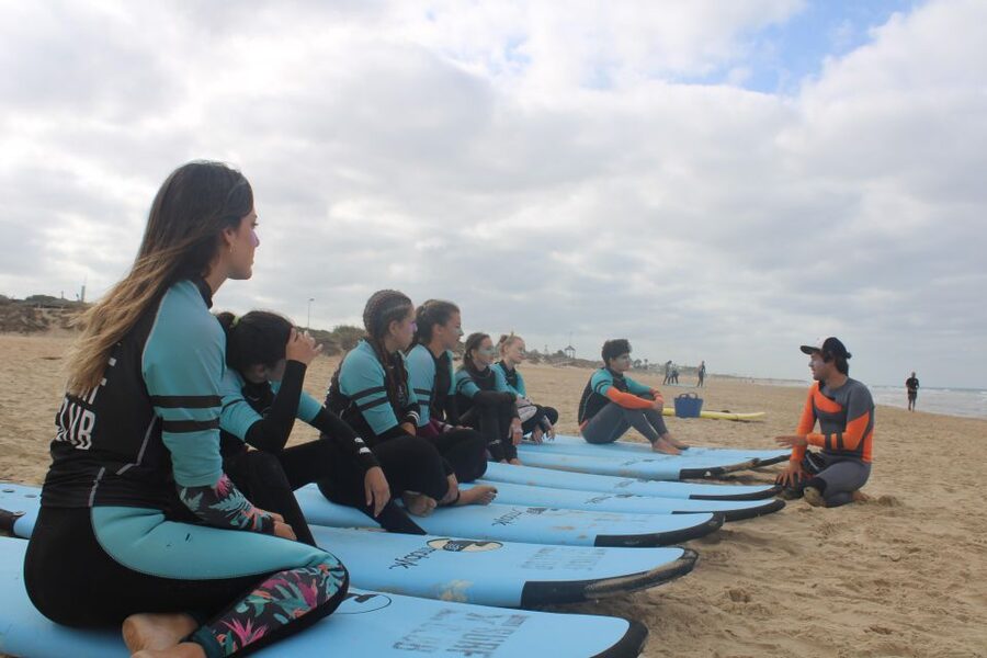 El Palmar: Private Surf Class - Your first steps: paddling, standing, and balance