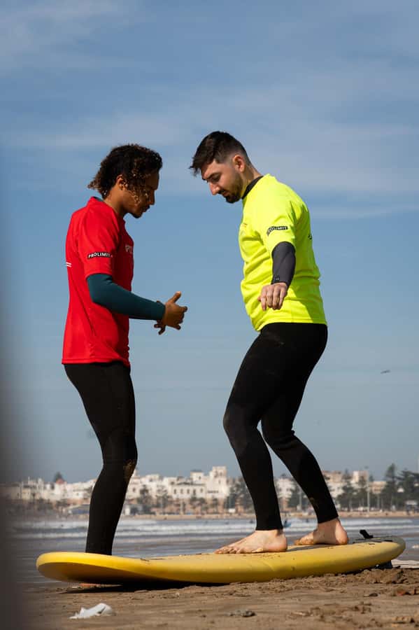 Essaouira: Surf Lesson with changing rooms & Hot showers - The first 20 minutes: safety, warm-up, and board control