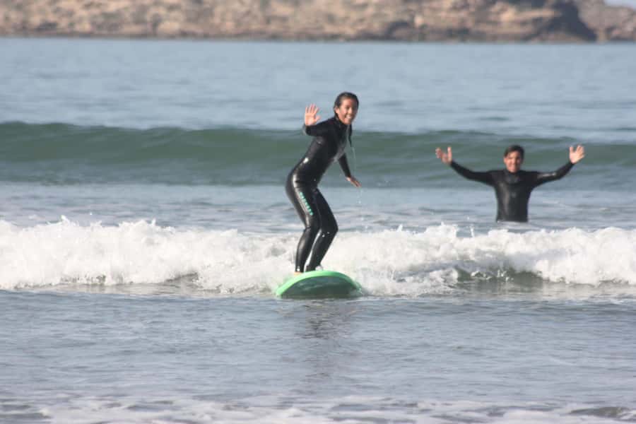 Essaouira surf lesson with Hotel Pickup - Warm-up and beach instruction come first