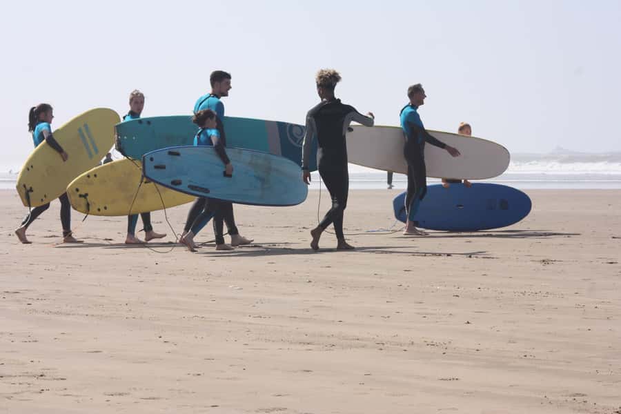 Essaouira surf lesson with Hotel Pickup - Into the water for the two-hour session