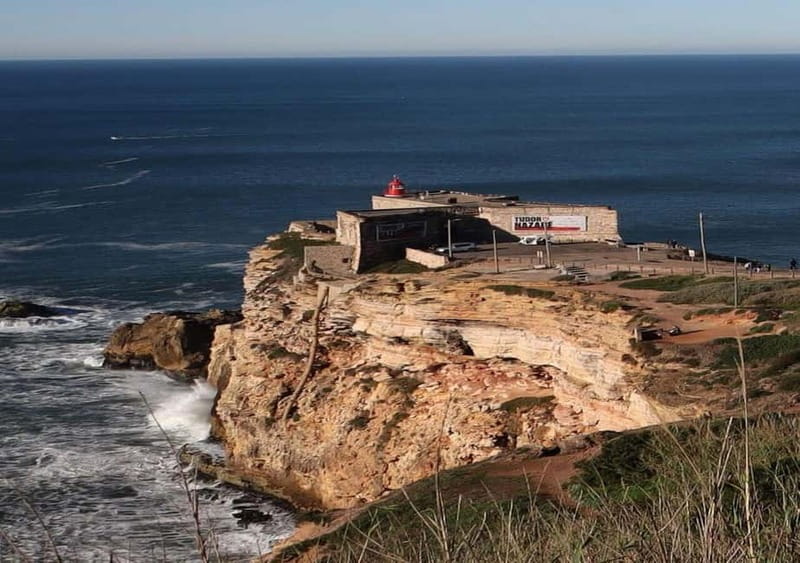 From Lisbon: Nazaré – Portugal’s Giant Waves Surf Tour - From Suberco viewpoint to the hilltop sanctuary