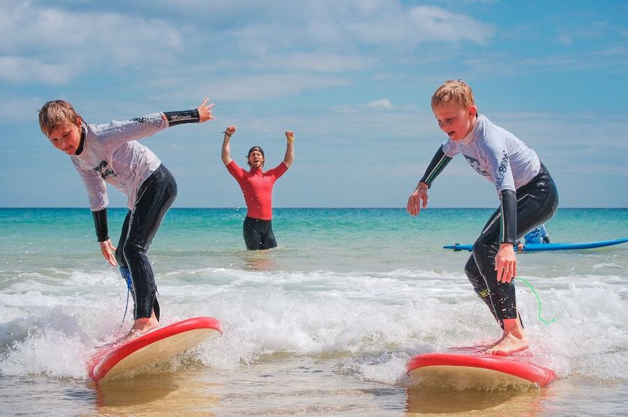 Fuerteventura: Kids and Family Surfing Lesson - Learning to surf on Fuerteventura’s softer side