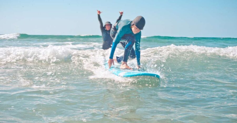 Fuerteventura: Kids and Family Surfing Lesson - Soft boards, wetsuits, and child safety