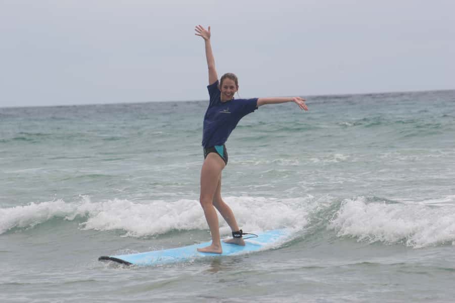 Gold Coast: 2-Hour Private Surf Lesson with Photo Package - The safety briefing before the fun begins