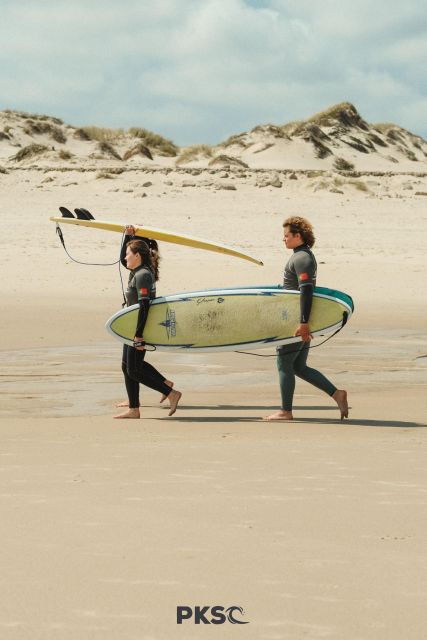 Group Surf Class in Peniche with PKSC - How the beginner lesson is taught