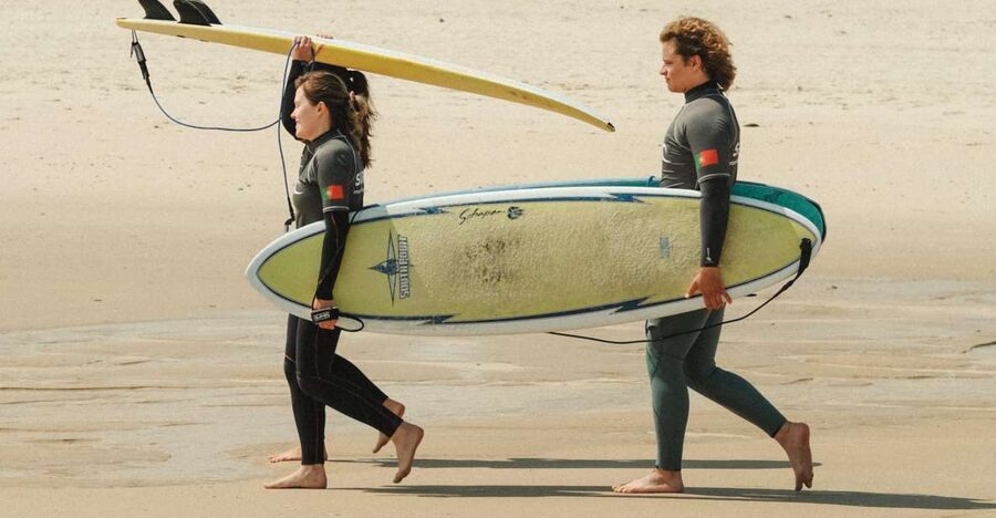 Group Surf Class in Peniche with PKSC - What happens before you meet the waves