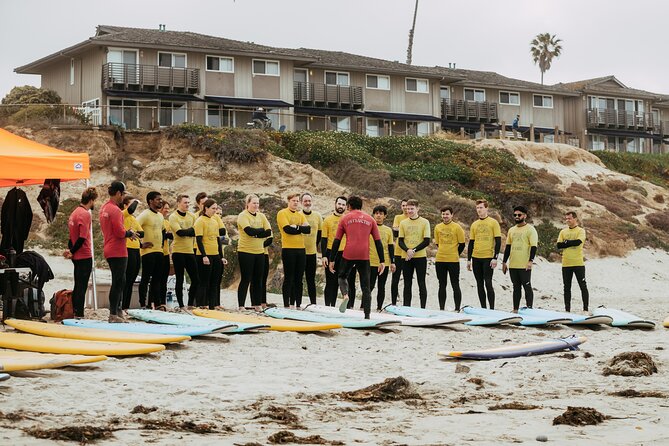 Group Surf Lesson - Finding the school beside Burger King