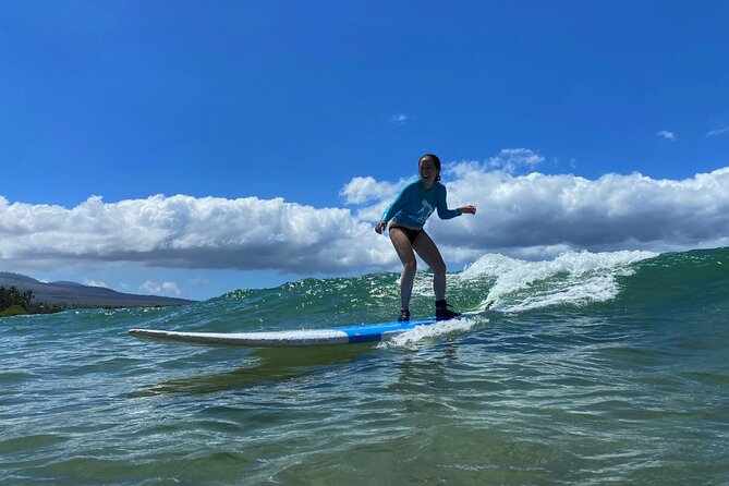 Group Surf Lesson at Kalama Beach in Kihei - Meeting the Surf Club Maui van at 1900 South Kihei Road