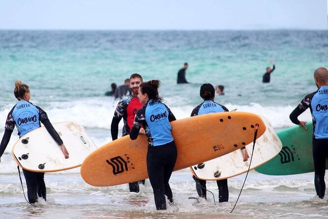 Group Surf Lesson in Palmar de Vejer - The social side of Carving Social Club
