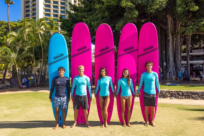 Group Surf Lesson in the Heart of Waikiki - Equipment included in the $119 price