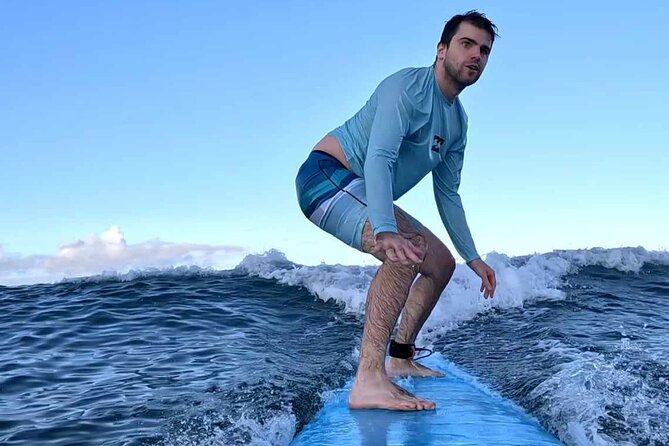 Group Surf Lesson with Videos and Photos - The Shore Demo Makes the First Waves Less Intimidating