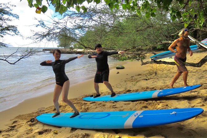 Group Surf Lessons for beginners on the North Shore of Oahu - Morning or afternoon: choosing the right slot