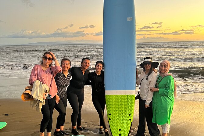 Group Surf Lessons in Lahaina, Maui - Starting at Launiupoko with the basics